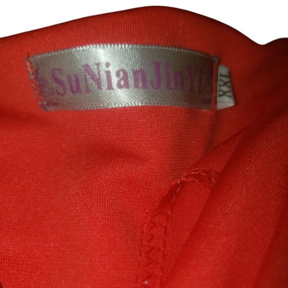 Red Midi Dress - Picture 7 of 7